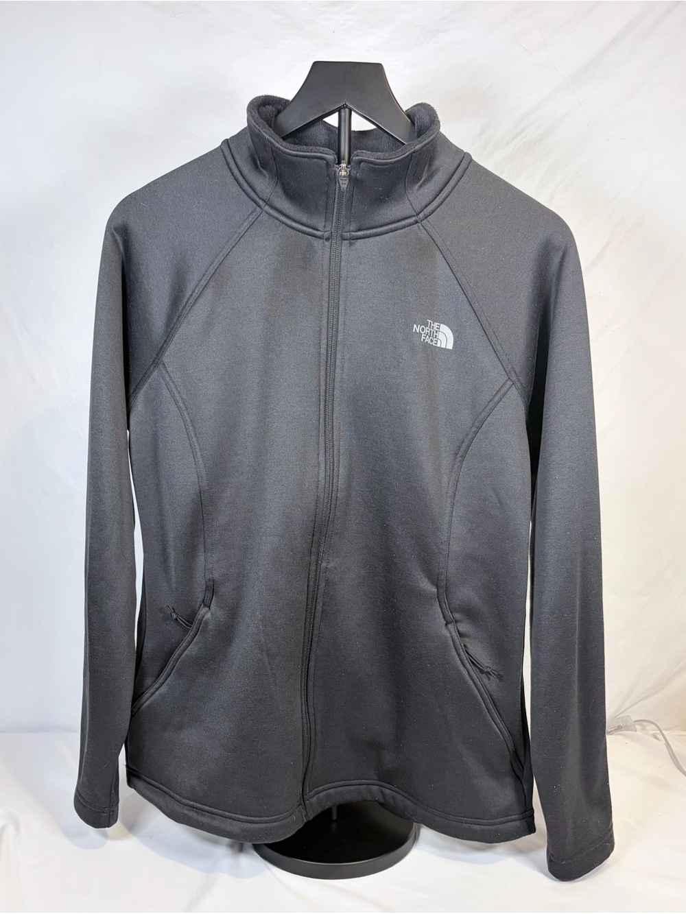 The North Face Agave Full Zip Fleece Jacket Women’s Large Black
